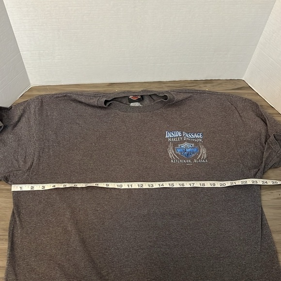 HARLEY DAVIDSON ALASKA GRAY TEE SHIRT MENS SIZE XL - Picture 6 of 12